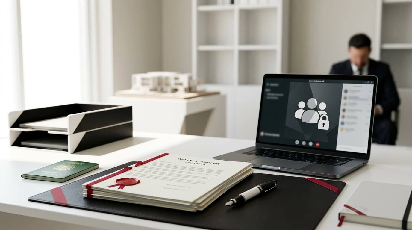 Passport, Power of Attorney, and Secure Video Conference